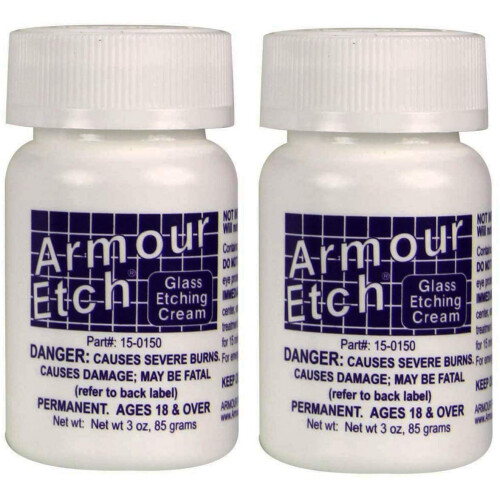Armor Etch 2.8 Oz Etch Cream (2 Pack)