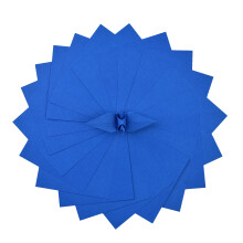 100 Origami Papier Dubbelzijdig Kleur Blauwe Hemel 3x3 inch Vierkant Gemakkelijk Vouw Papier voor Vouwpapier Origami Kranen Scrapbook Papier (S19 Bla