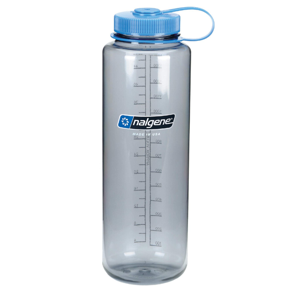 Bouteille d'eau ? large ouverture en PEHD Nalgene, grise, 48 oz