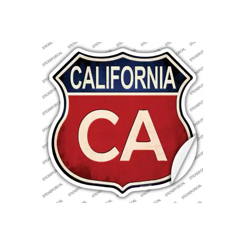 Smart Blonde Hs-500S-L California Novelty Highway Shield Sticker Decal - Large 792636445767