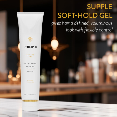 PHILIP B PHILIP B Styling Gel 178 ml | Gel Μαλλιών με Μαλακή Στήριξη για Σώμα και Υφή 2