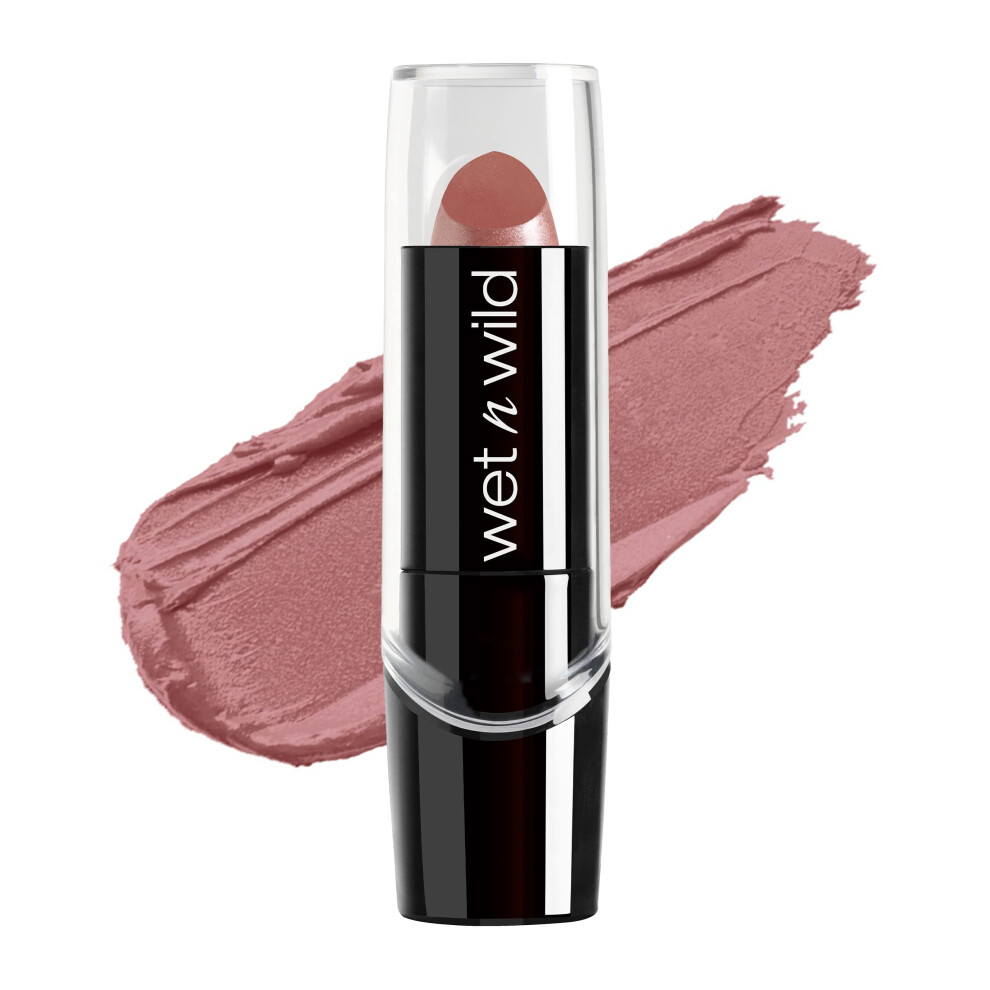wet n wild Silk Finish Lipstick Hydrating Rich Buildable Lip Color Formulated with Vitamins A E & Macadamia for Ultimate Hydration Cruelty-Free & Vega