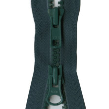 YKK Vislon 2Way Separating Zipper  26  Dark Green