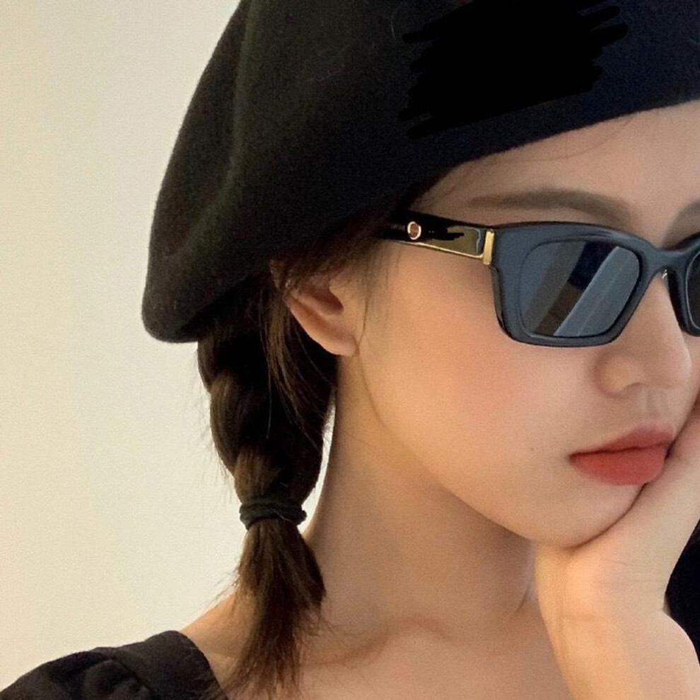 (leopard print) Jennie Style Retro European-american Sunglasses, Korean Trendy Tiktok Disco Hot Girl Glasses