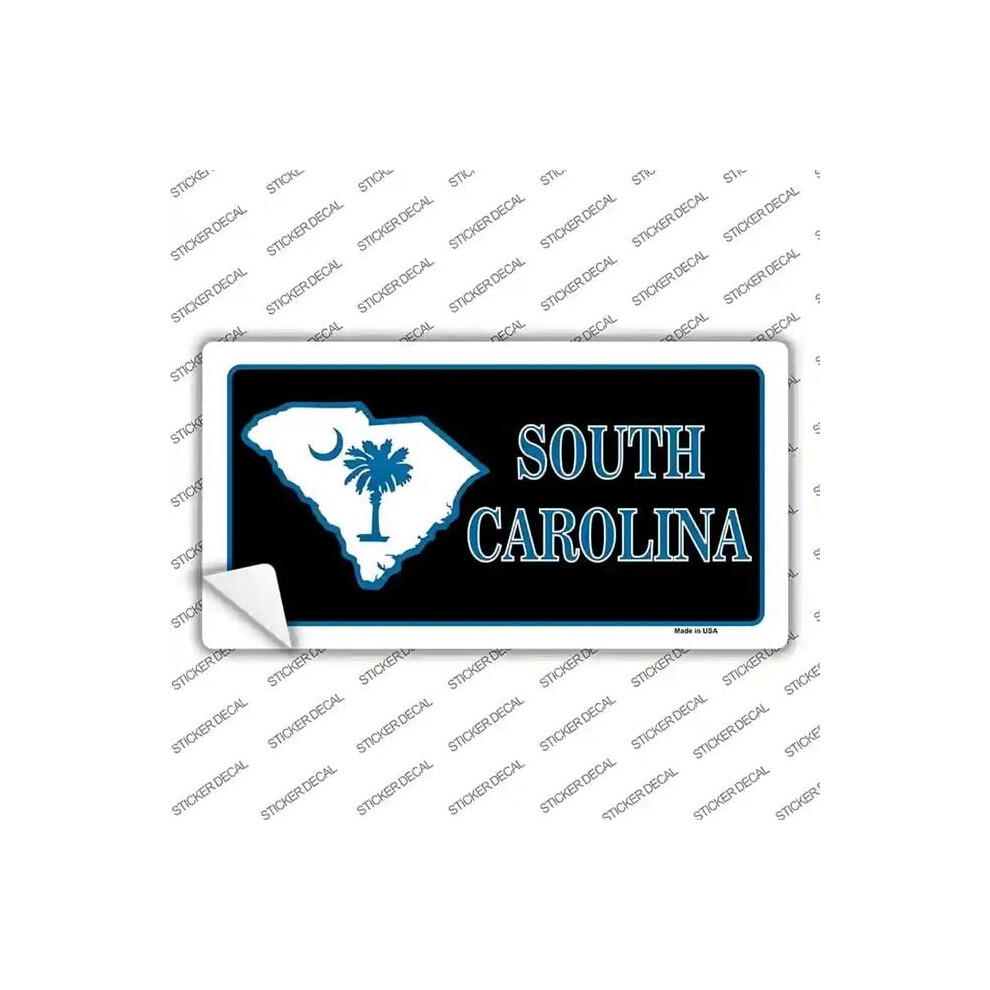 Smart Blonde Lp-1289S-L South Carolina Flag Novelty Sticker Decal - Large 792636449666