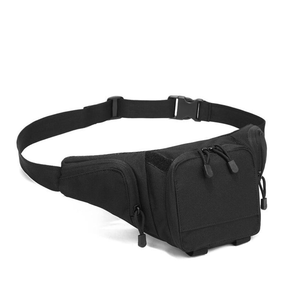 (black, Under 20L) "Multi-Function Outdoor Camouflage Tactical Waist Bag