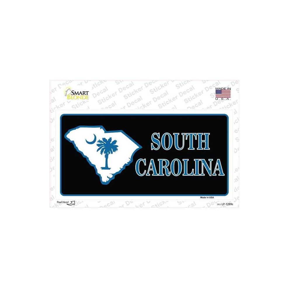 Smart Blonde Lp-1289S-M South Carolina Flag Novelty Sticker Decal - Medium 792636485688