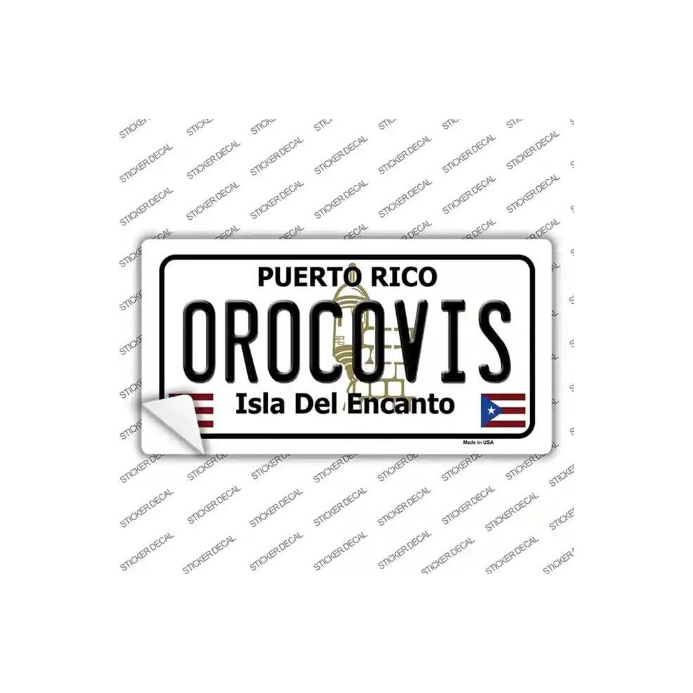 Smart Blonde Lp-2864S-Xl Orocovis Puerto Rico Novelty Sticker Decal - Extra Large 792636495403