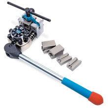 Eastwood Professional Brake Line Flaring Tool Kit | 45 Degree Single Double & Bubble Brake Tubing Flares | Use with Hydraulic Hose | Ideal for Stainl