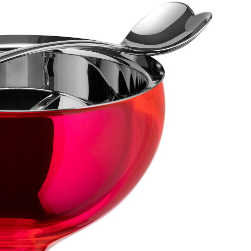 Alessi A di Alessi Big Love Μπόλ και Κουτάλι, Ροζ - 2