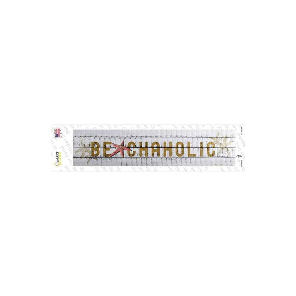 Smart Blonde K-929S-M Beachaholic Novelty Narrow Sticker Decal - Medium 792636447631