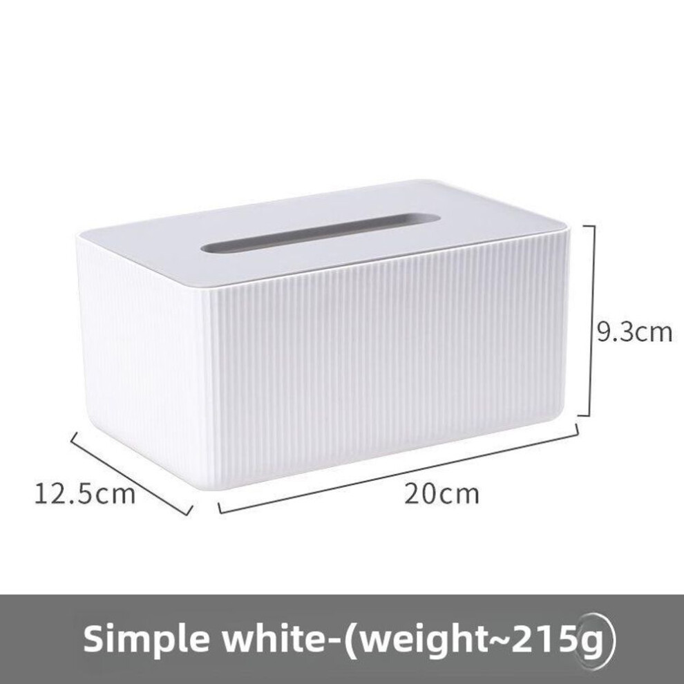 Nordic Gray & White Tissue Box For Table And Office – Creative Napkin Holder For Living Room, Bathroom, Or Coffee Table.