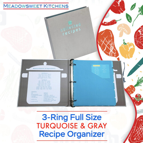 Μπίντερ Συνταγών Meadowsweet Kitchens με Διαχωριστικά και Ετικέτες 2