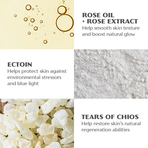 Alteya Organics Νυχτική Ενυδατική Κρέμα Βιολογικής Φροντίδας 1.7 Fl Oz/50 mL Ροδόσταγμα 1