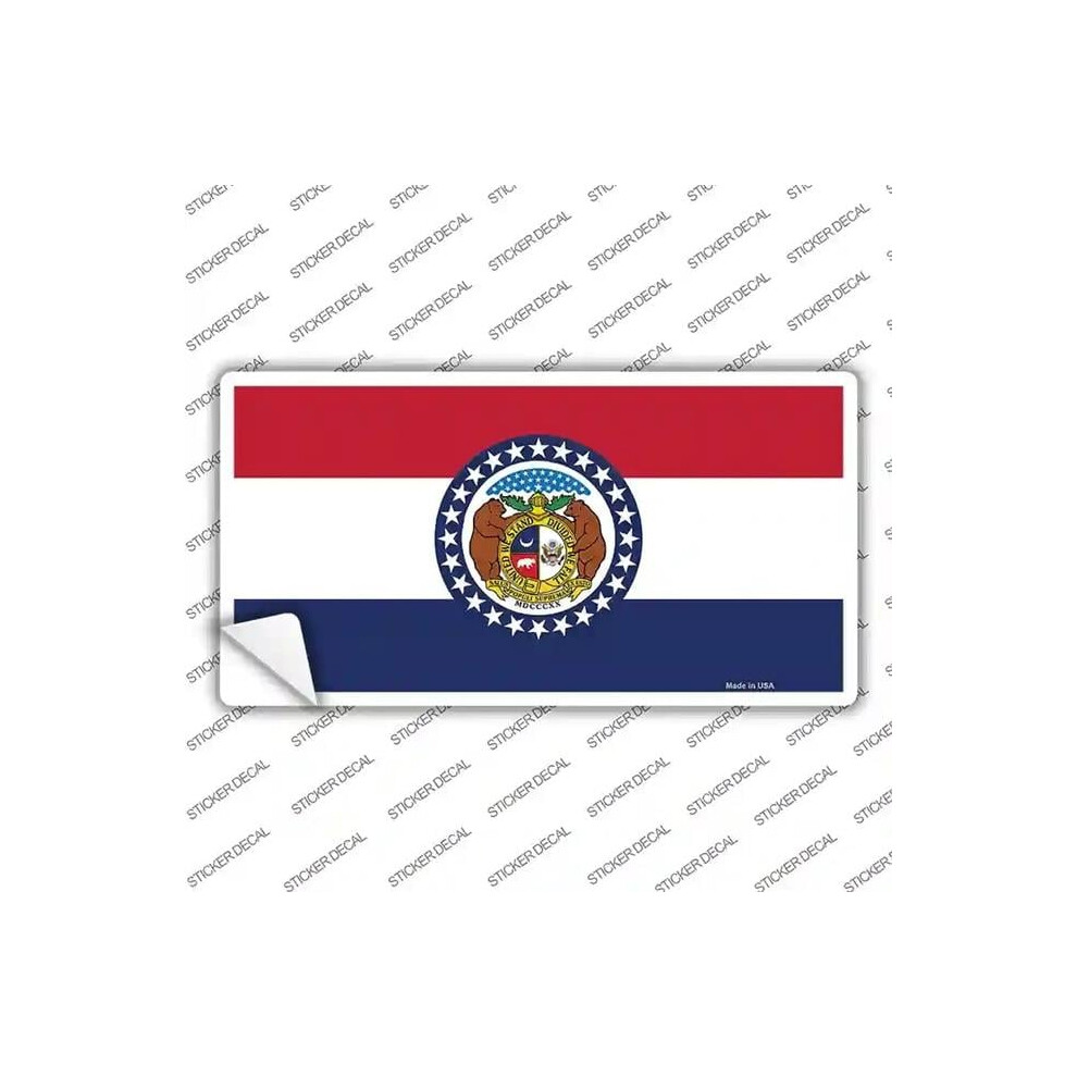 Smart Blonde Lp-3588S-S Missouri State Flag Novelty Sticker Decal - Small 792636453892