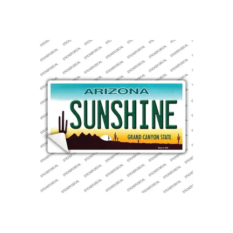 Smart Blonde Lp-3555S-L Sunshine Arizona Novelty Sticker Decal - Large 792636453724