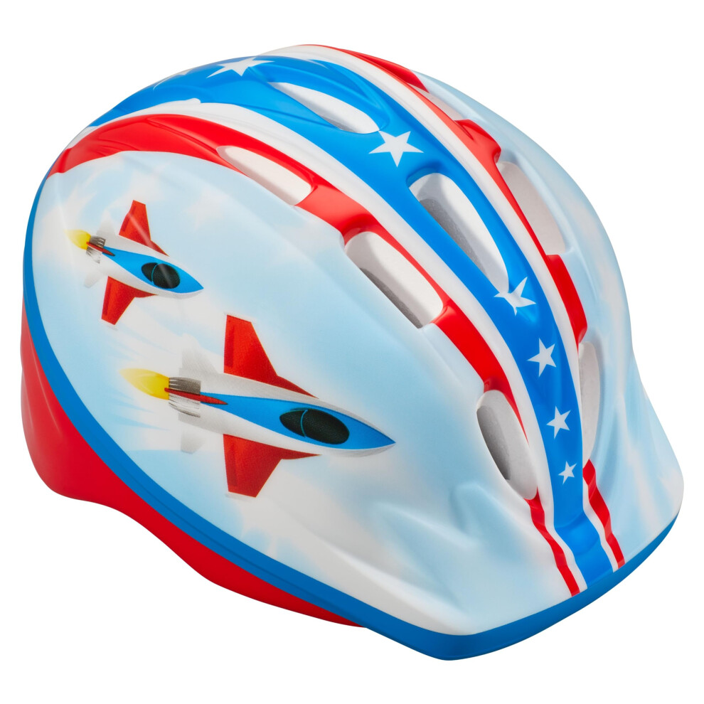 Schwinn Classic Toddler Bike Helmet for Boys Girls Age 3-5 Years Old  Suggested Fit 48-52 cm  Dial Fit  Full Range Padding  Extended Lower Shell  Inte
