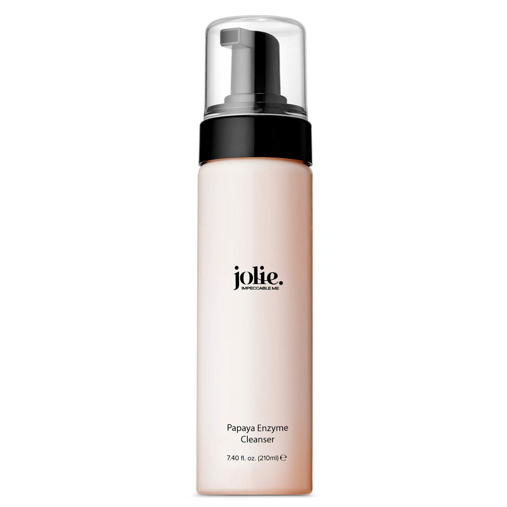 Jolie. Impeccable Me Jolie Papaya Enzyme Cleanser - Exfoliating Gentle Foaming Face Wash Made With Natural Fruit Extract Leaves - Papain Cucumber & Sage - 7 Oz