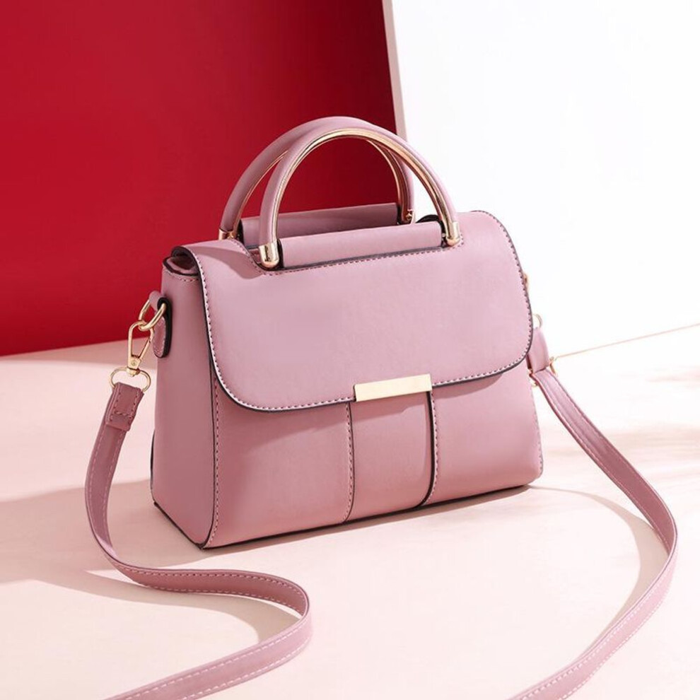 (pink) Women's 2021 Stylish Korean Single Shoulder Messenger Bag – Trendy, Hand-Held Mom Bag