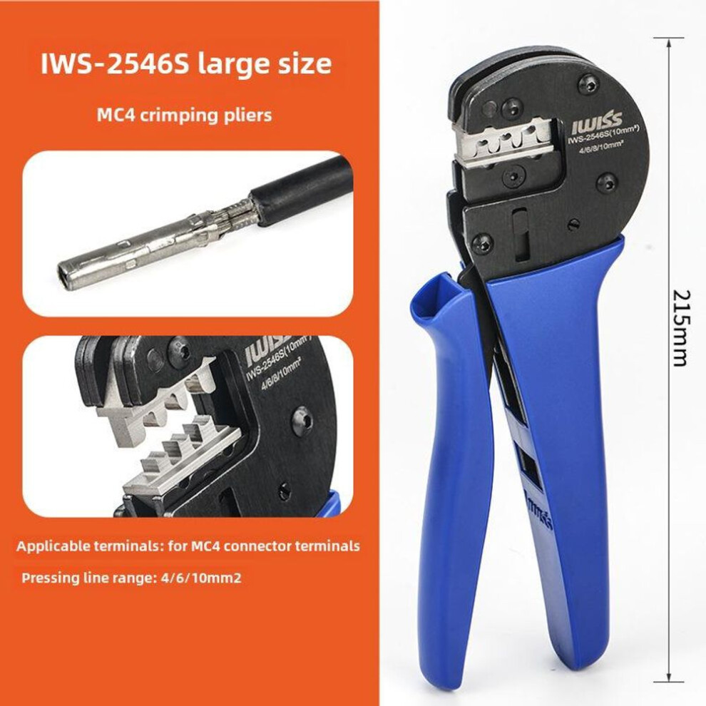 MC4 Solar Connector Crimping Tool for 10mm² Photovoltaic Cables
