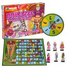 Princess Snakes and Ladders Preschool Game - No Reading Required - Early Learning Basic Couting Game for Kids Ages 3 and up - for 2 to 6 Pla