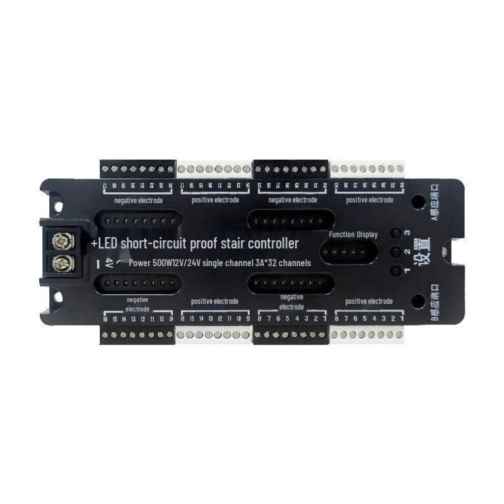 32-way Led Stair Step Light Controller With Anti-short Circuit & Intelligent Motion Sensing