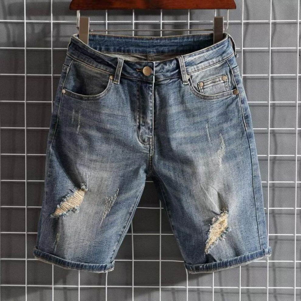 (33) Men's Trendy Denim Loose Straight Summer Shorts