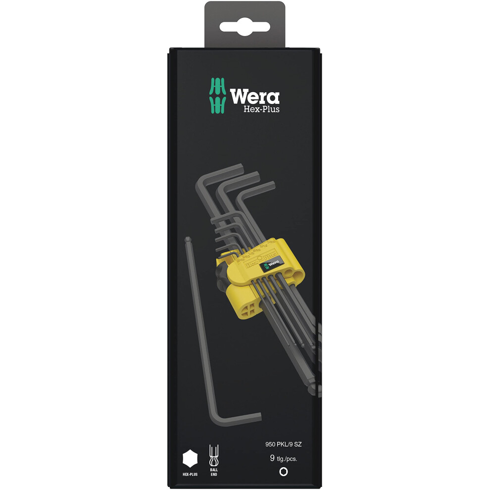 950 Pkl/9 Sz N Long Arm Hex Key Set 4013288154118