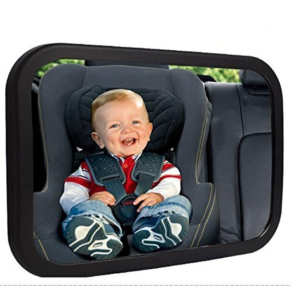 Shynerk Baby Car Mirror Rear Facing Car Seat Mirror Safety For Infant Newborn Baby Mirror With Wide Rearview & 360 Rotation Shatterproof & Easy Ass
