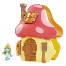 Smurfs The Lost Village Movie Mushroom House Playset com Smurfette Figura