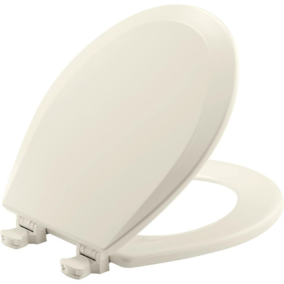 Bemis 500EC 346 Toilet Seat, Biscuit, Round