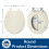 Bemis Bemis 500EC 346 Toilet Seat, Biscuit, Round 5