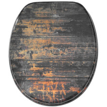 Toilet Seat | Stable Hinges | Easy to Mount | Vintage