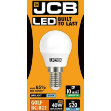 5 x 6W SES E14 Opal Golf Ball Bulbs 520 LM 6500 K Daylight (JCB S10972)