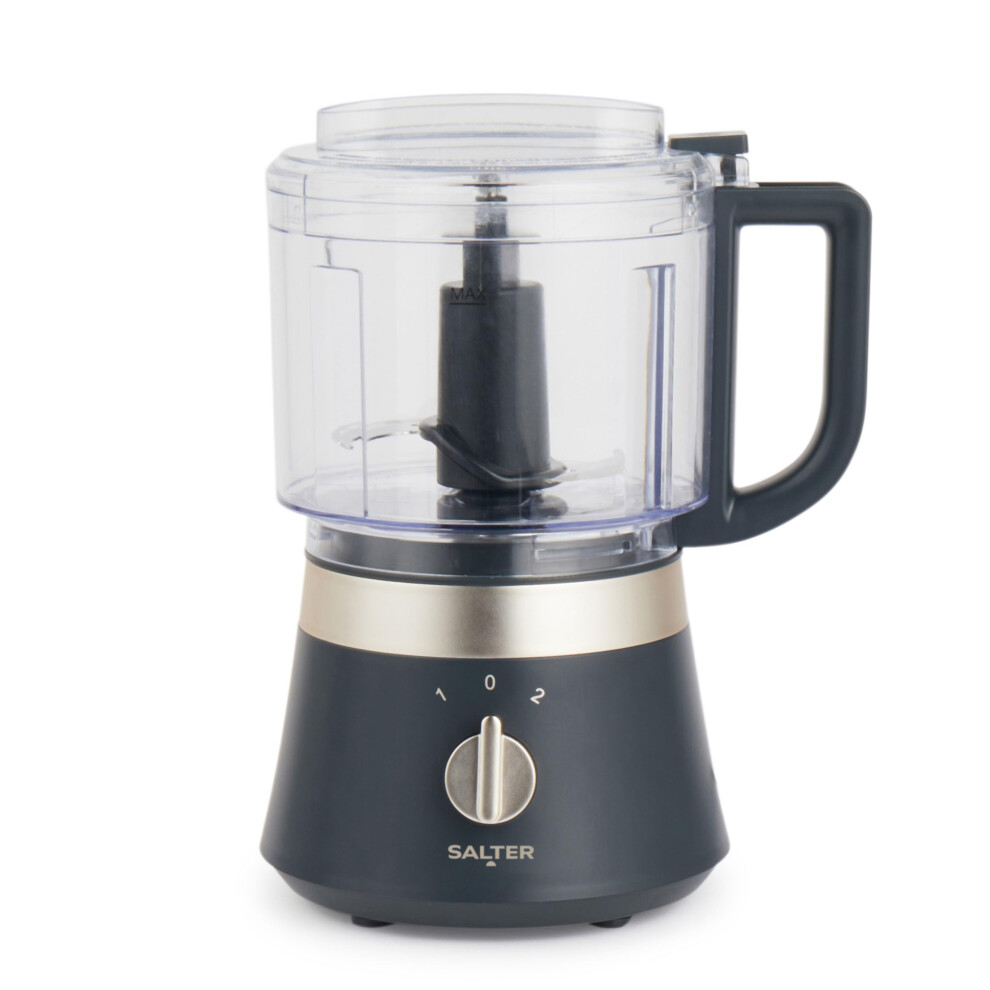 Salter Marino Mini Food Chopper - Compact Electric Dicer, Chop Onions, Garlic And Vegetables, 2 Speed, 500Ml Bpa-Free Bowl, Stainless Steel Blade,