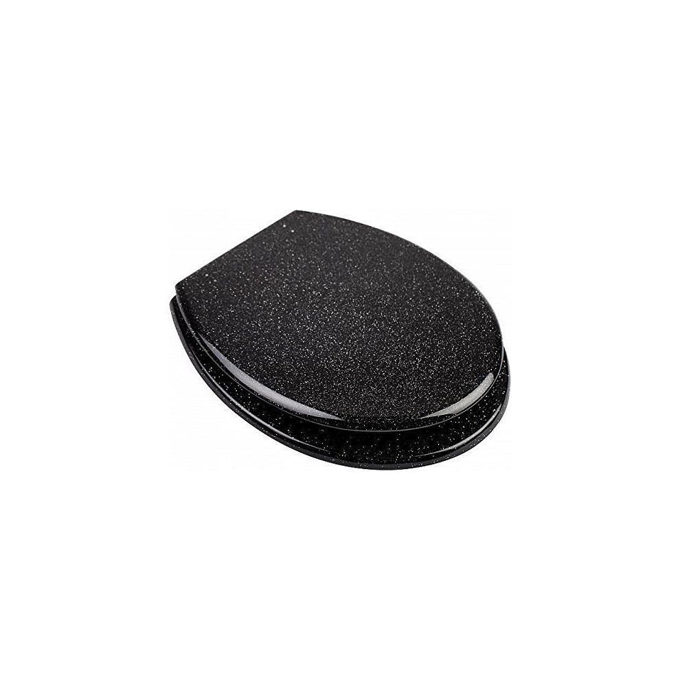 A Glitter Toilet Seat (Black) 1000017045307