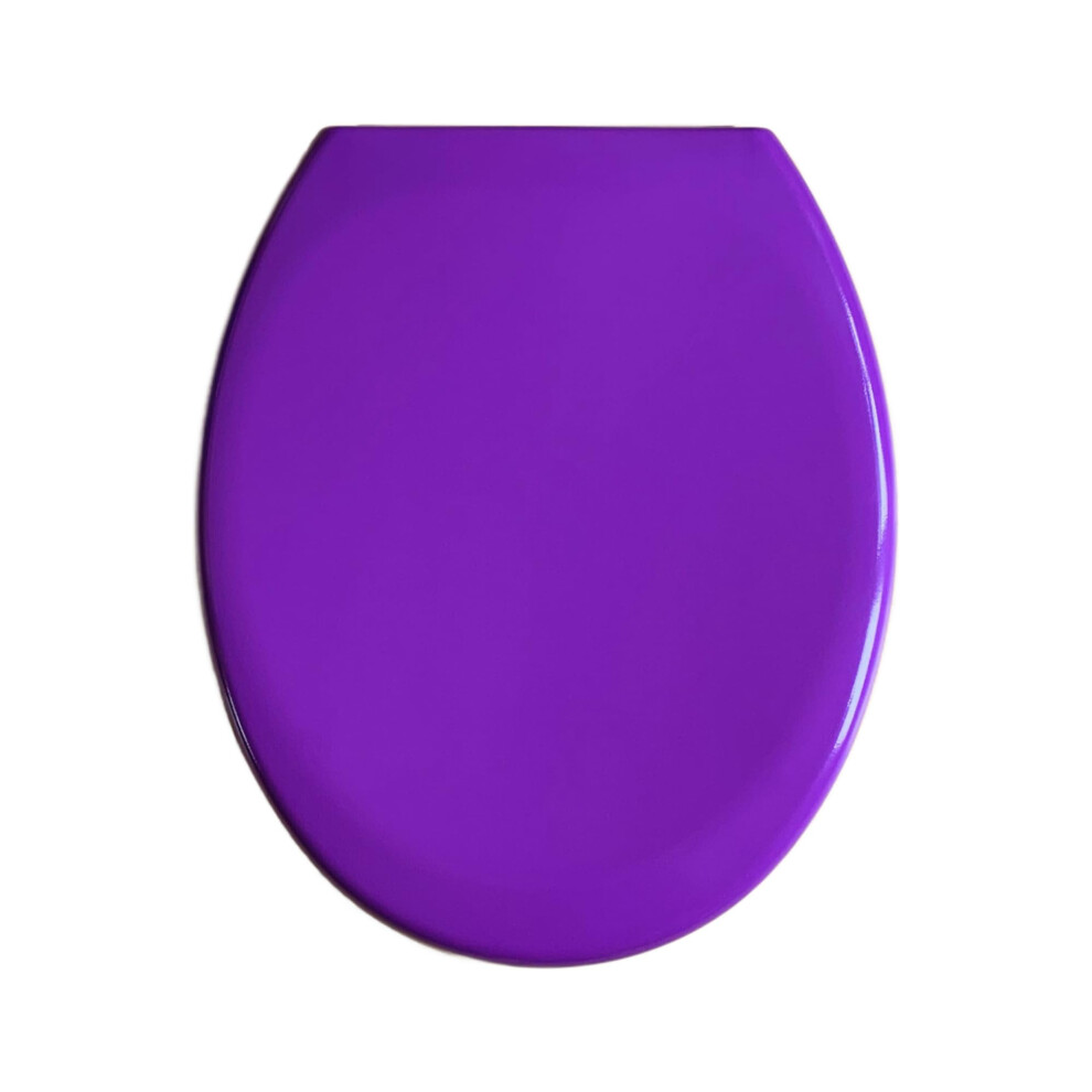 Purple Top Fix Slow Close Quick Release Toilet Seat 5055724601441