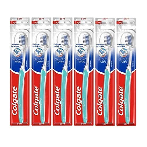 Colgate Colgate Ortho Toothbrush, Soft, Compact Head - Pack of 6 1