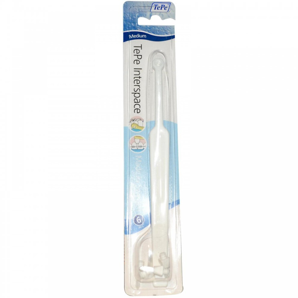 Tepe Oral Health Care, Interspace Brush, Medium, 6 Tips, 1 Toothbrush