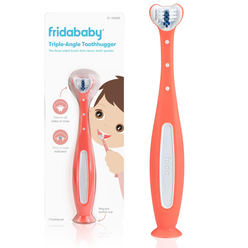 Toothhugger Kids Toothbrush: U-Shaped Toothbrush With Triple-Angle Bristles, Easy-Grip Handle, Soft Toothbrush Bristles, For Toddlers And Frida Baby