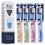 Medium Toothbrushes Multipack, Flossing Toothbrush, Silver Particles Against Bacteria, Multi-Colour, Royal Denta 1