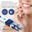 Medium Toothbrushes Multipack, Flossing Toothbrush, Silver Particles Against Bacteria, Multi-Colour, Royal Denta 2