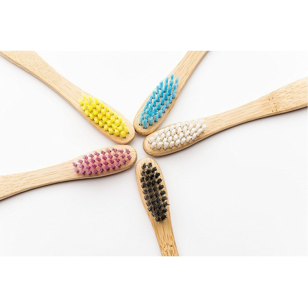 Humble Brush Adult Toothbrush - Medium Bristle - Mixed Colours - Single