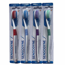4 Sensodyne Toothbrush Sensitive Soft - Daily Care Gentle Care for Sensitive Teeth & Gums palmers Daily Oral Care Sensitive Teeth and Gums Brushing