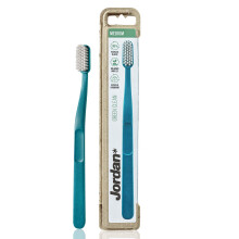 JORDAN Green Clean ? Award Winning Sustainable Toothbrush Made from Recycled Materials | Eco-Friendly | Scandinavian Design | Medium Bristles | Mixed