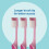 Tepe TePe Nova Toothbrush, Extra Soft, 1pc, Longer tip for Improved Access to Back Teeth, Toothbrush Medium for Easy and efficient Plaque Removal 2