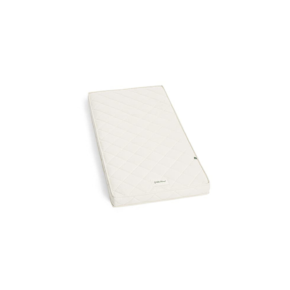 The Little Sheep Natural Sprung Cot Mattress, Breathable, Anti-Dust Mite, Hypoallergenic Cot Mattress For Babies And Toddlers, 70X140cm Green The Little Green Sheep