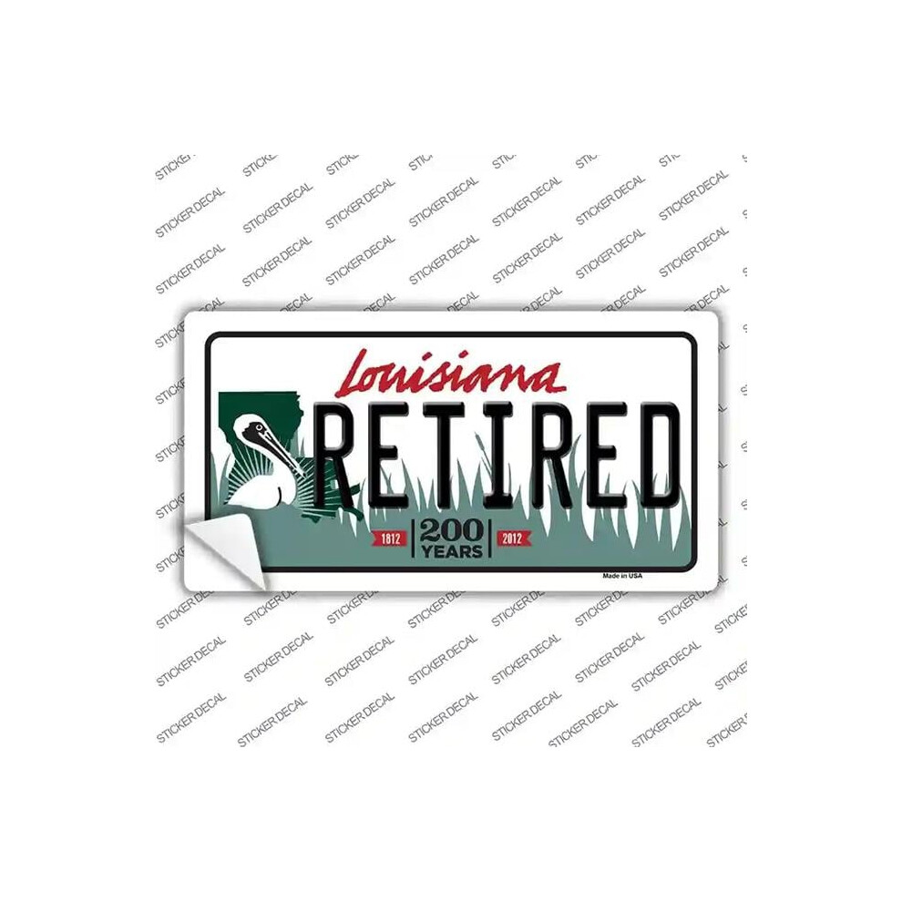 Smart Blonde Lp-6192S-L Retired Louisiana Novelty Sticker Decal - Large 792636455445