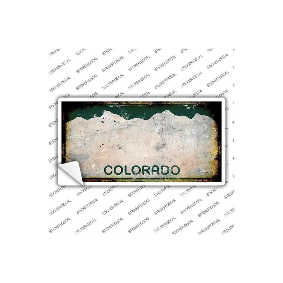 Smart Blonde Lp-8122S-S Colorado State Rusty Novelty Sticker Decal - Small 792636458798