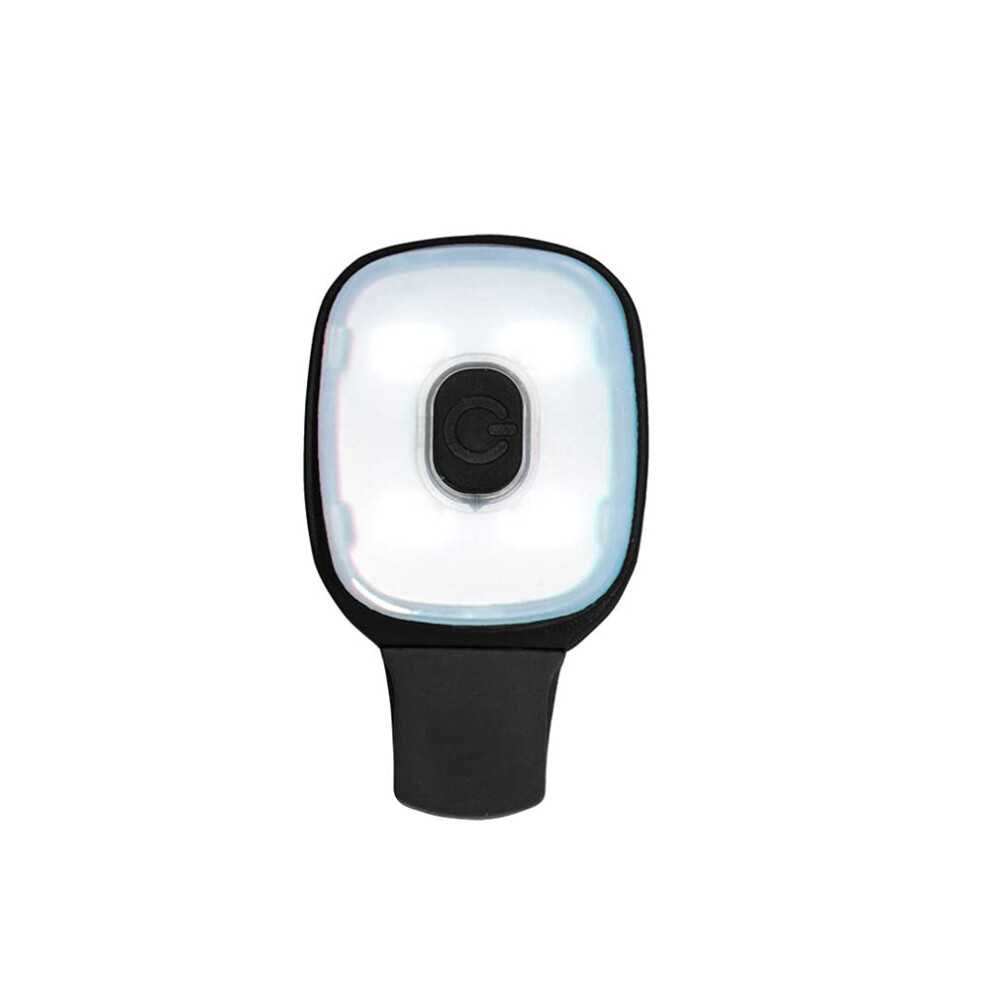 Portwest USB Rechargeable Light Clip, Size: One Size, Colour: Black, HV12BKR